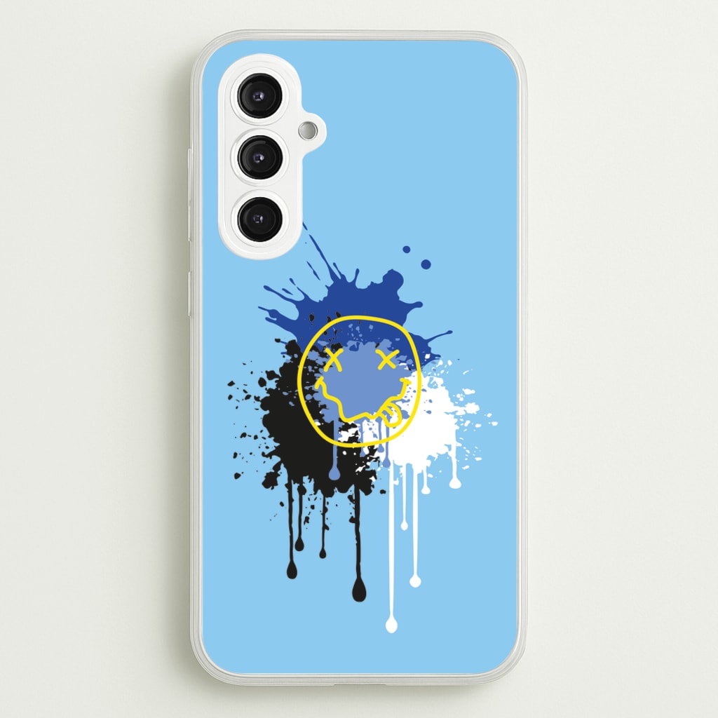 Blue Graffiti - Skate Aesthetic - Skate Aesthetic Phone Case for Galaxy S23FE
