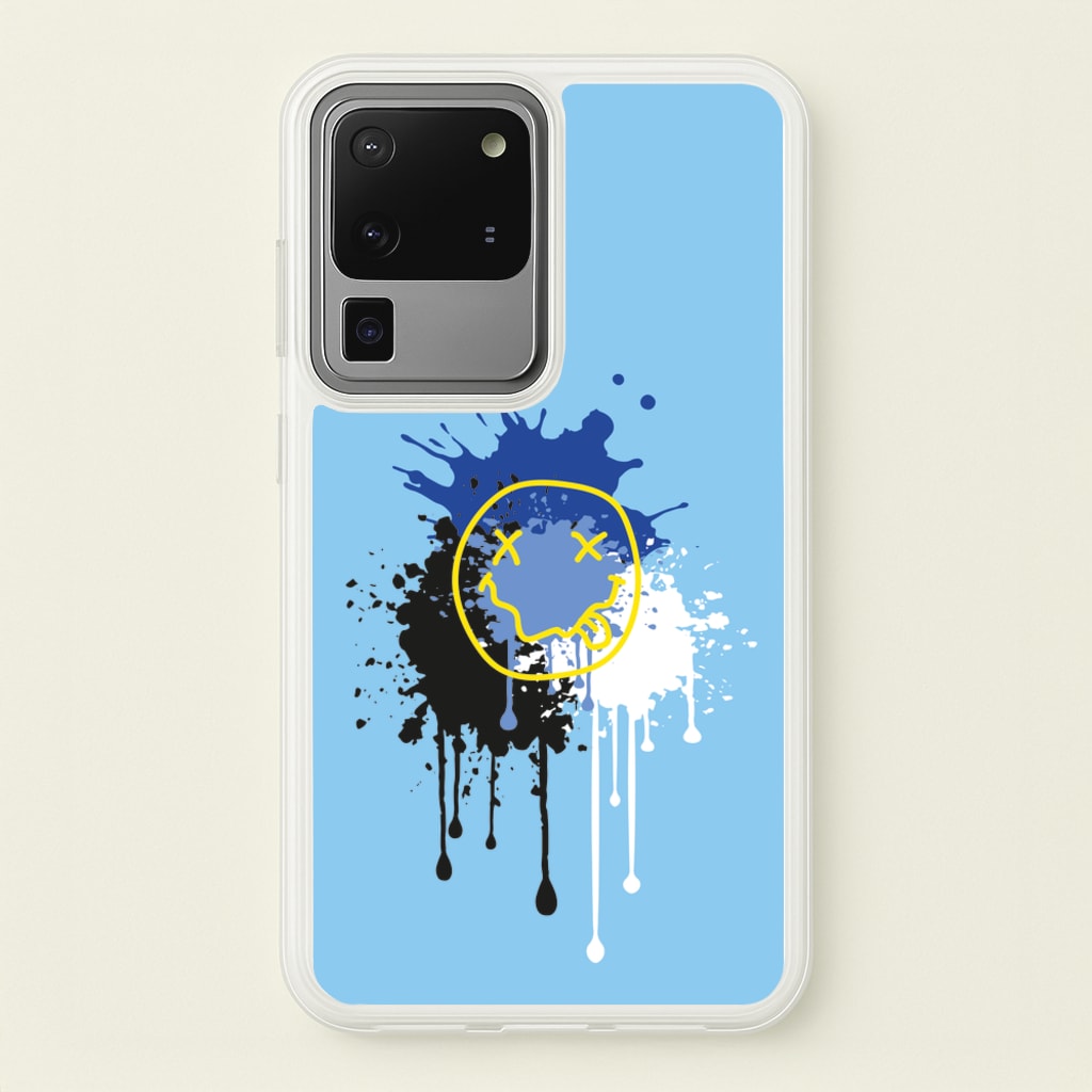Blue Graffiti - Skate Aesthetic - Skate Aesthetic Phone Case for Galaxy S20 Ultra