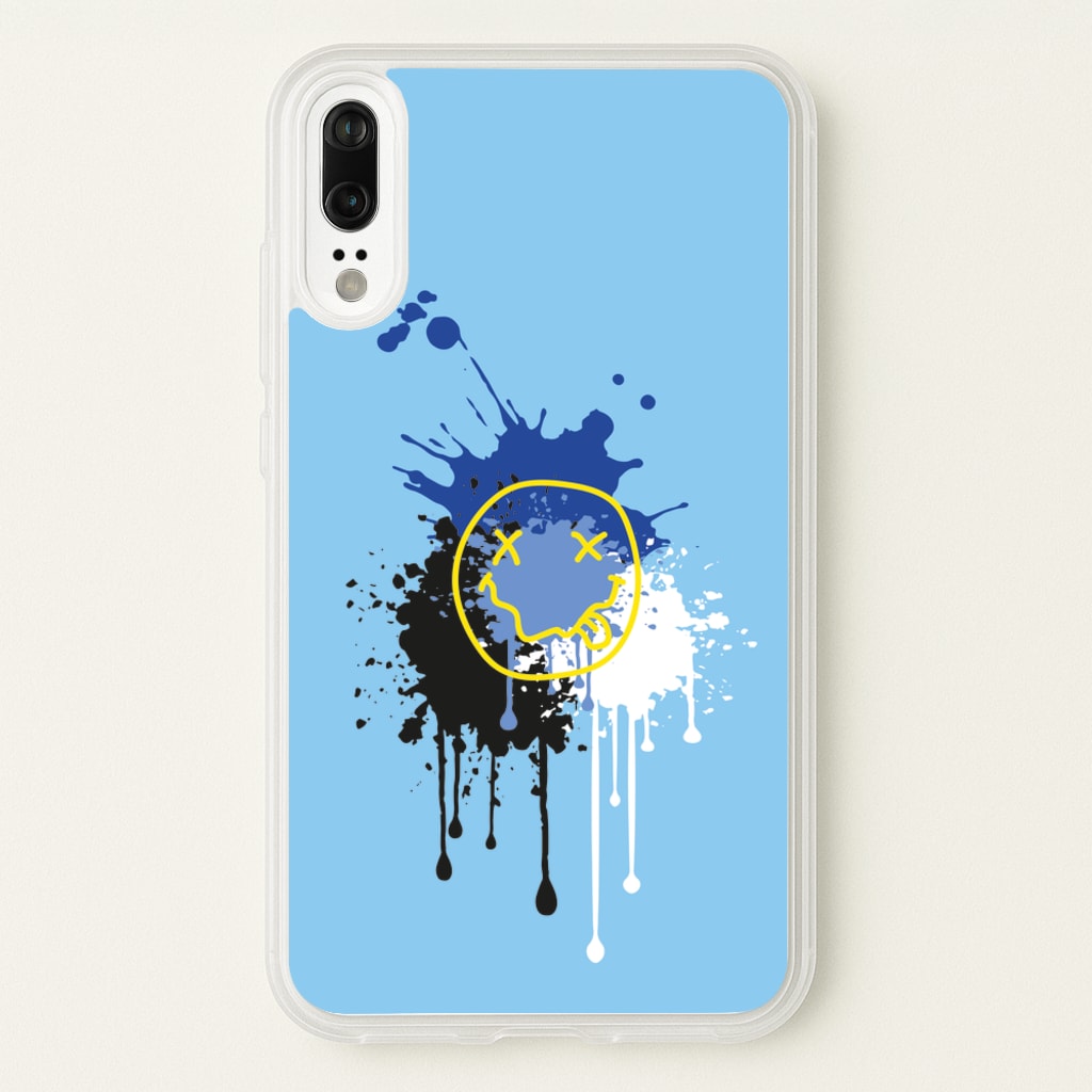 Blue Graffiti - Skate Aesthetic - Skate Aesthetic Phone Case for Huawei P20