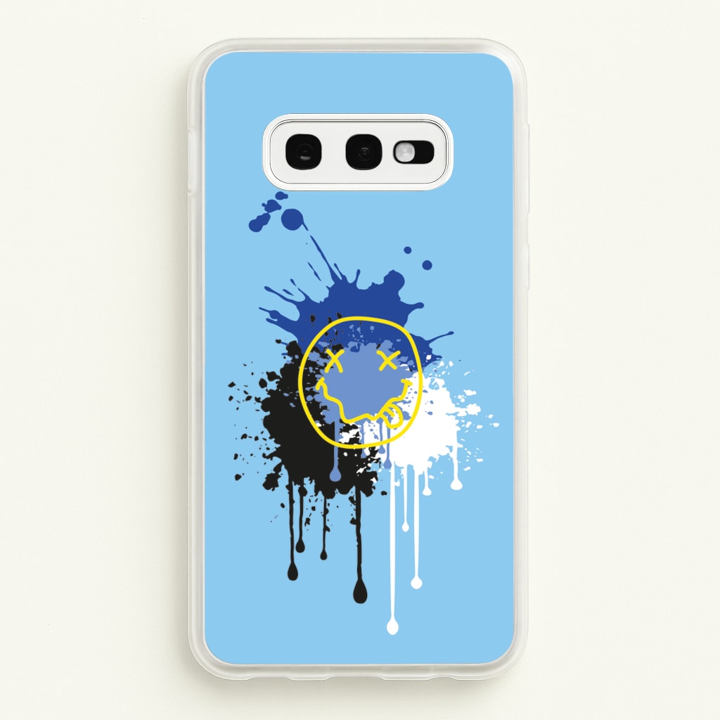 Blue Graffiti - Skate Aesthetic - Skate Aesthetic Phone Case for Galaxy S10e