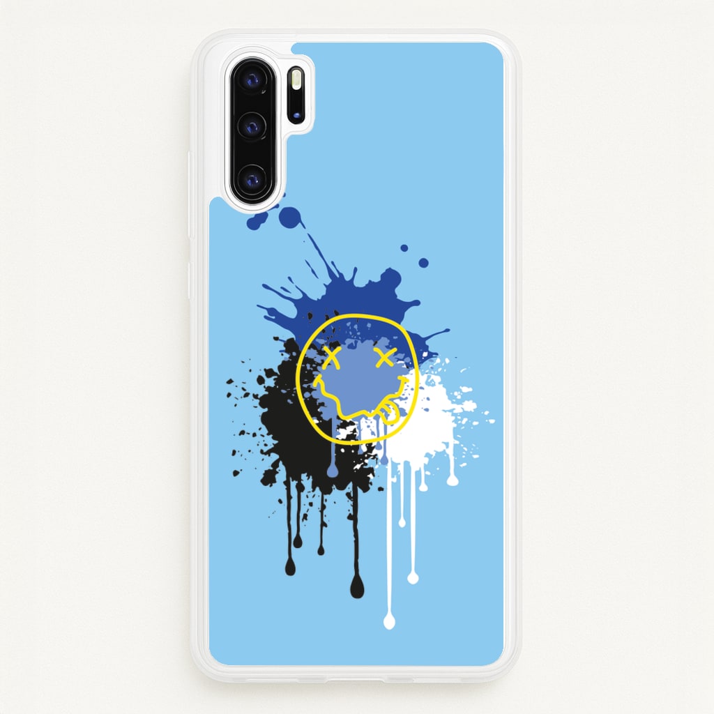 Blue Graffiti - Skate Aesthetic - Skate Aesthetic Phone Case for Huawei P30 Pro