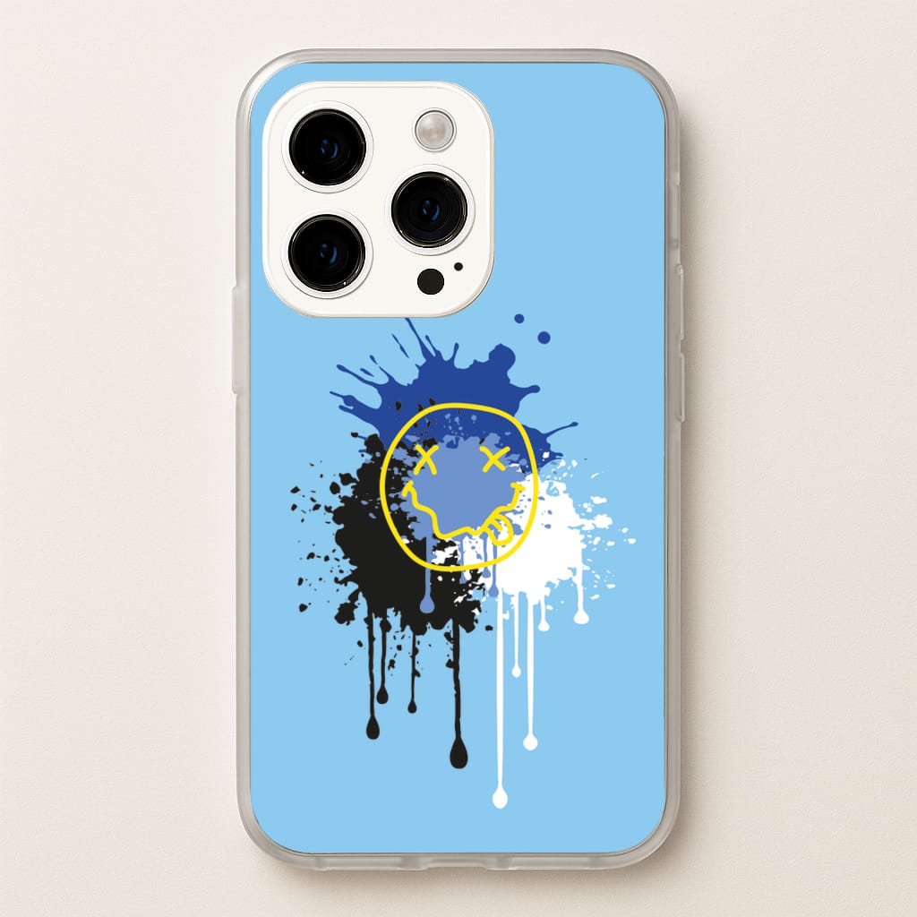 Blue Graffiti - Skate Aesthetic - Skate Aesthetic Phone Case for iPhone 14 Pro Max