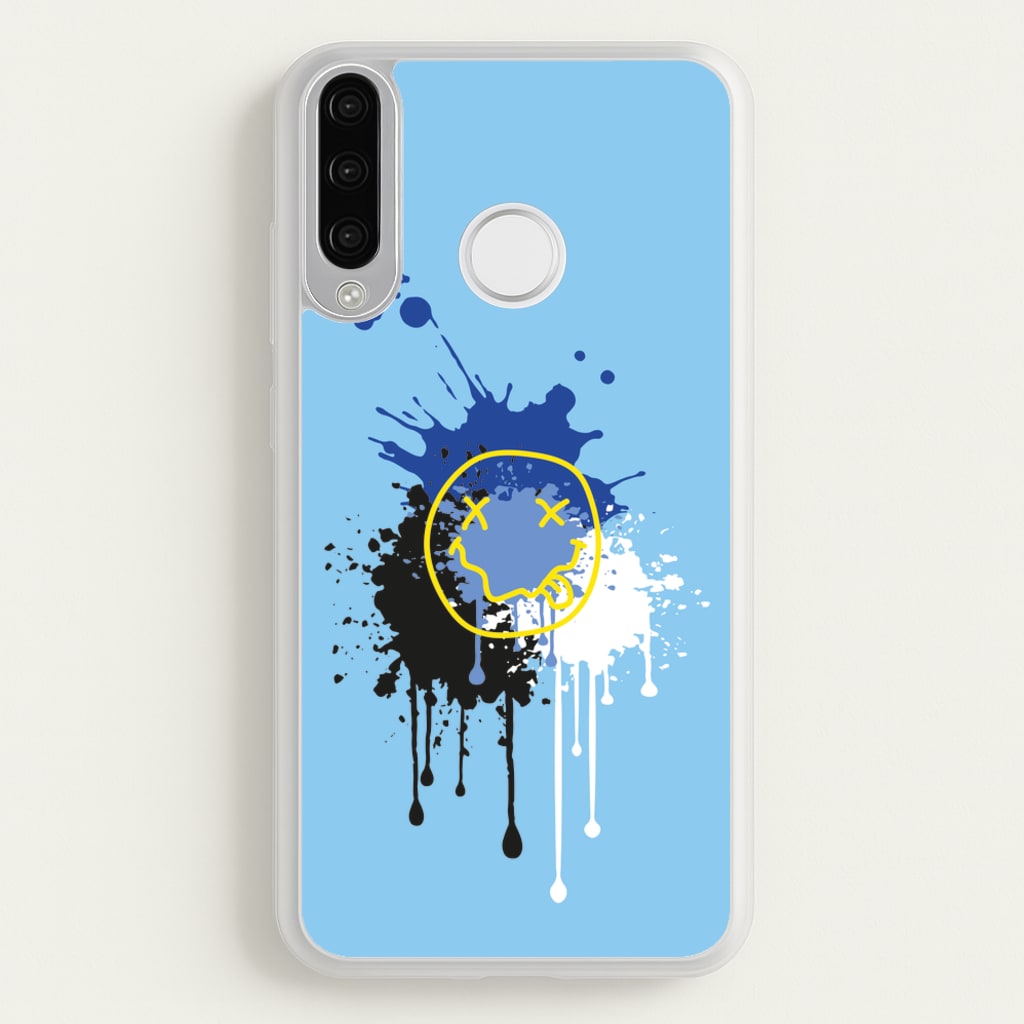 Blue Graffiti - Skate Aesthetic - Skate Aesthetic Phone Case for Huawei P30 Lite