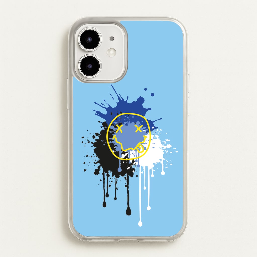Blue Graffiti - Skate Aesthetic - Skate Aesthetic Phone Case for iPhone 12 Mini