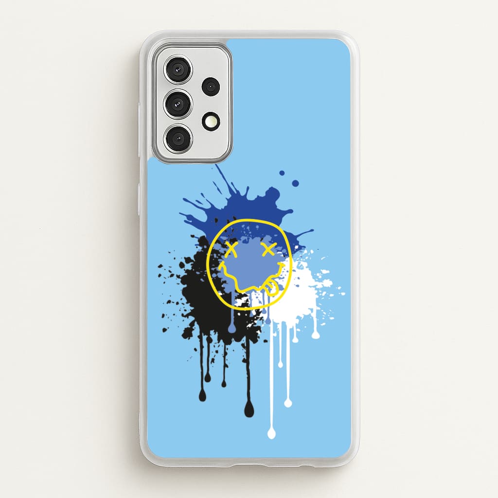Blue Graffiti - Skate Aesthetic - Skate Aesthetic Phone Case for Galaxy A52 / A52s