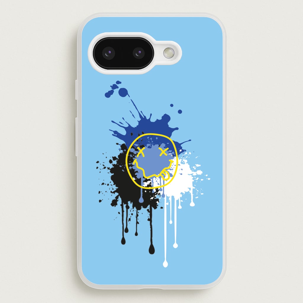 Blue Graffiti - Skate Aesthetic - Skate Aesthetic Phone Case for Google Pixel 9a