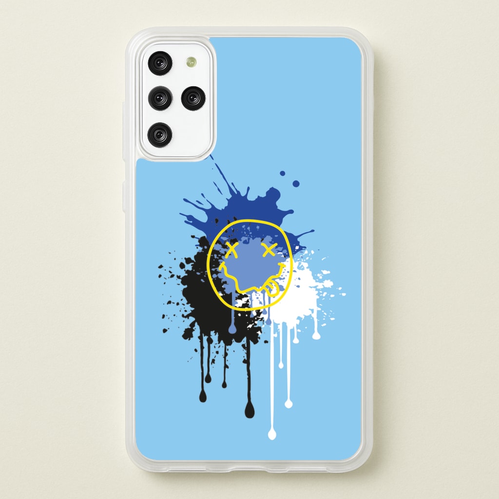 Blue Graffiti - Skate Aesthetic - Skate Aesthetic Phone Case for Galaxy S20 Plus
