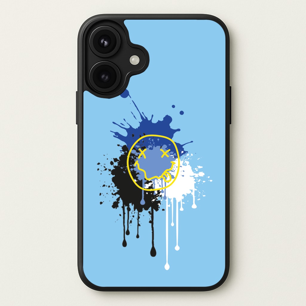 Blue Graffiti - Skate Aesthetic Phone Case for iPhone 17