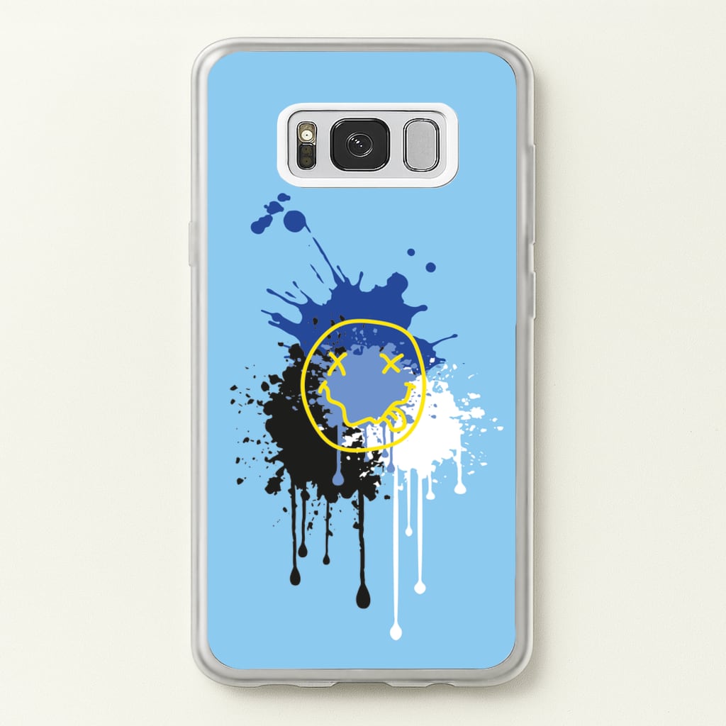 Blue Graffiti - Skate Aesthetic - Skate Aesthetic Phone Case for Galaxy S8 Plus