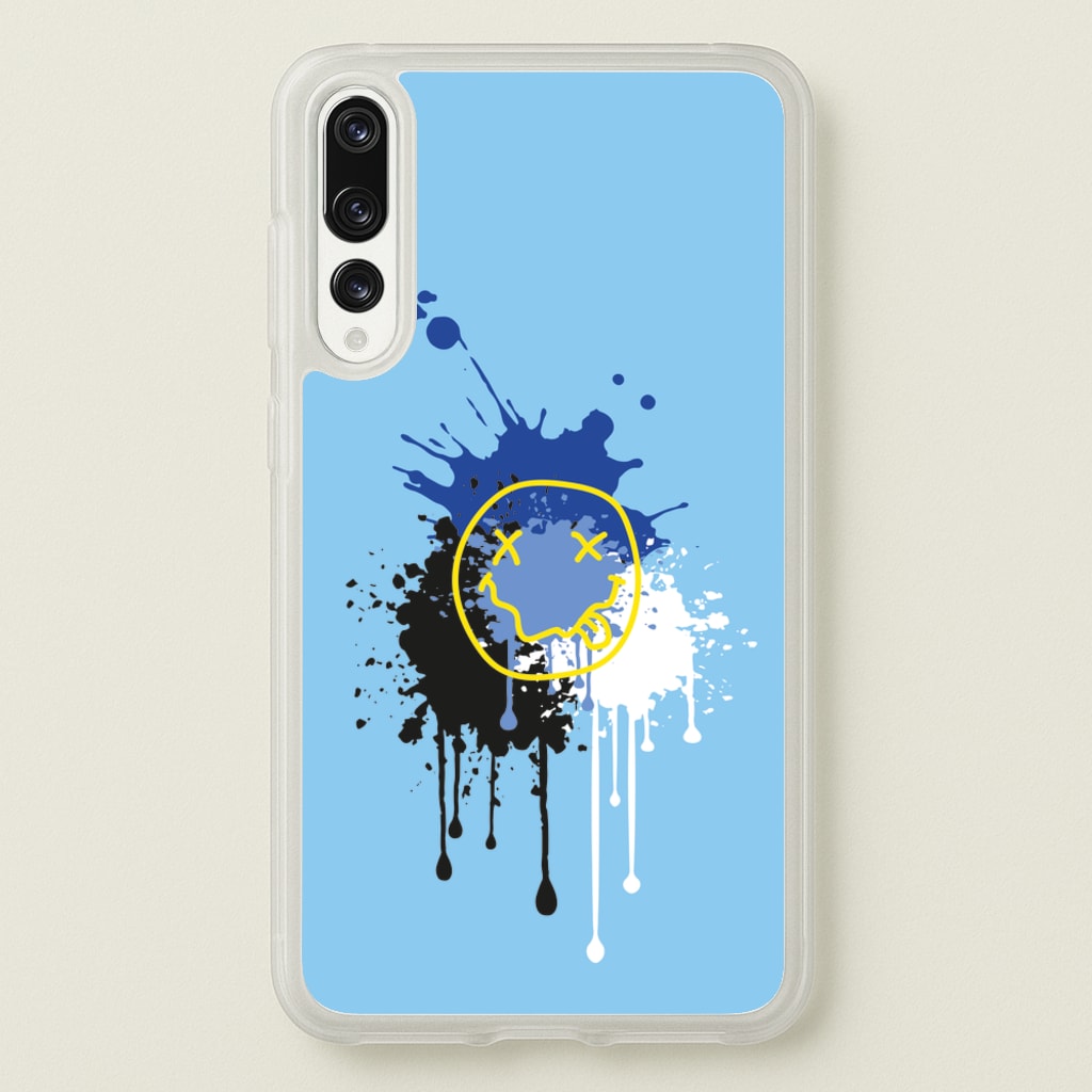 Blue Graffiti - Skate Aesthetic - Skate Aesthetic Phone Case for Huawei P20 Pro