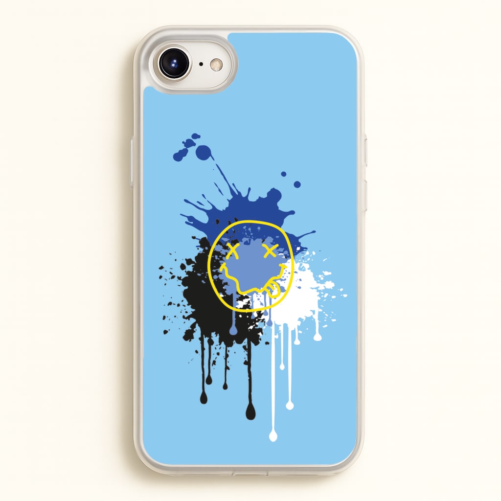 Blue Graffiti - Skate Aesthetic - Skate Aesthetic Phone Case for iPhone 6 / 7 / 8 / SE