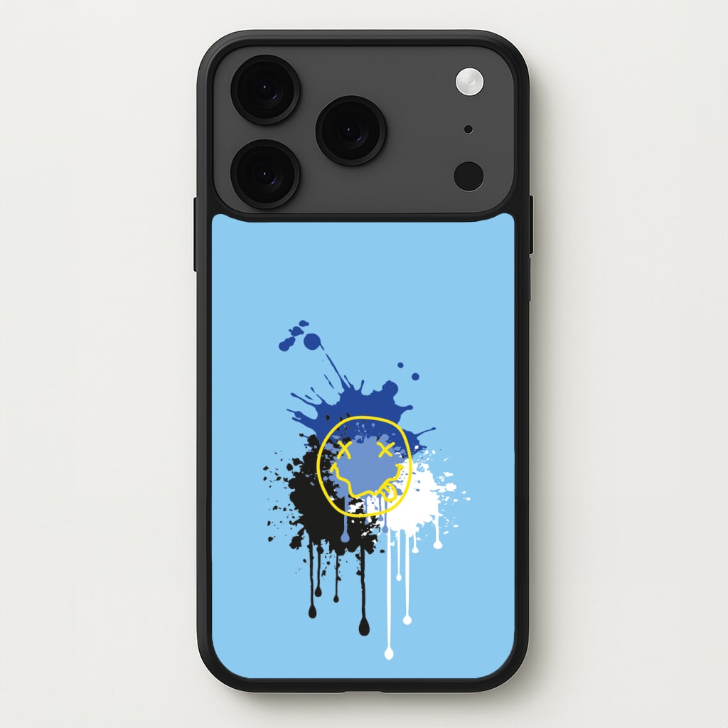 Blue Graffiti - Skate Aesthetic Phone Case for iPhone 17 Pro Max