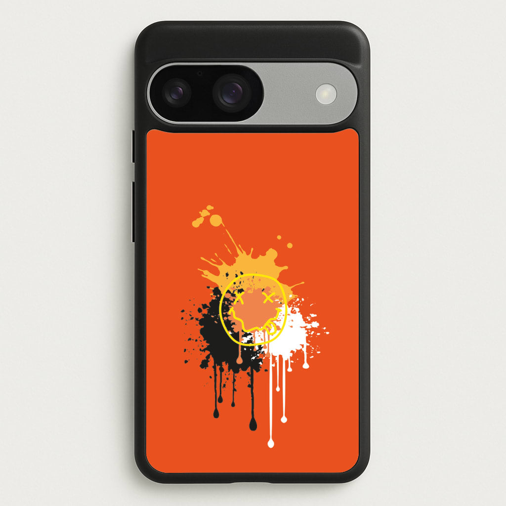 Orange Graffiti - Skate Aesthetic - Skate Aesthetic Phone Case for Google Pixel 9 / 9 Pro