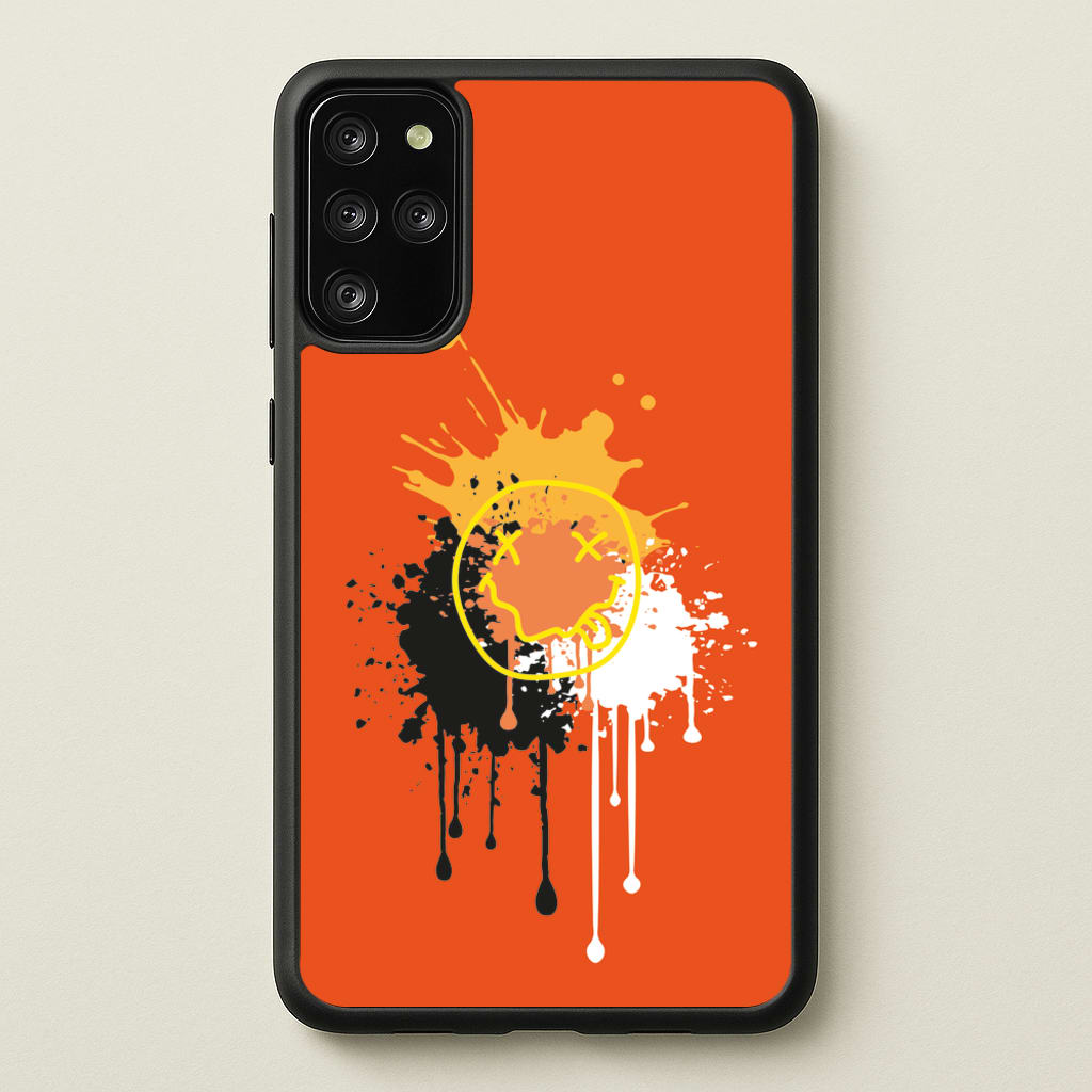 Orange Graffiti - Skate Aesthetic - Skate Aesthetic Phone Case for Galaxy S20 Plus