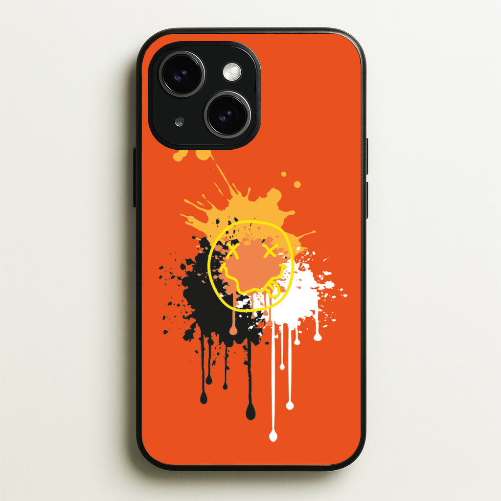 Orange Graffiti - Skate Aesthetic - Skate Aesthetic Phone Case for iPhone 15
