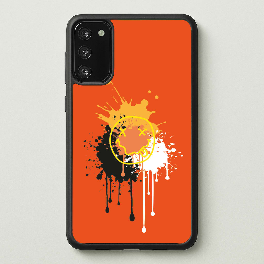 Orange Graffiti - Skate Aesthetic - Skate Aesthetic Phone Case for Galaxy S20