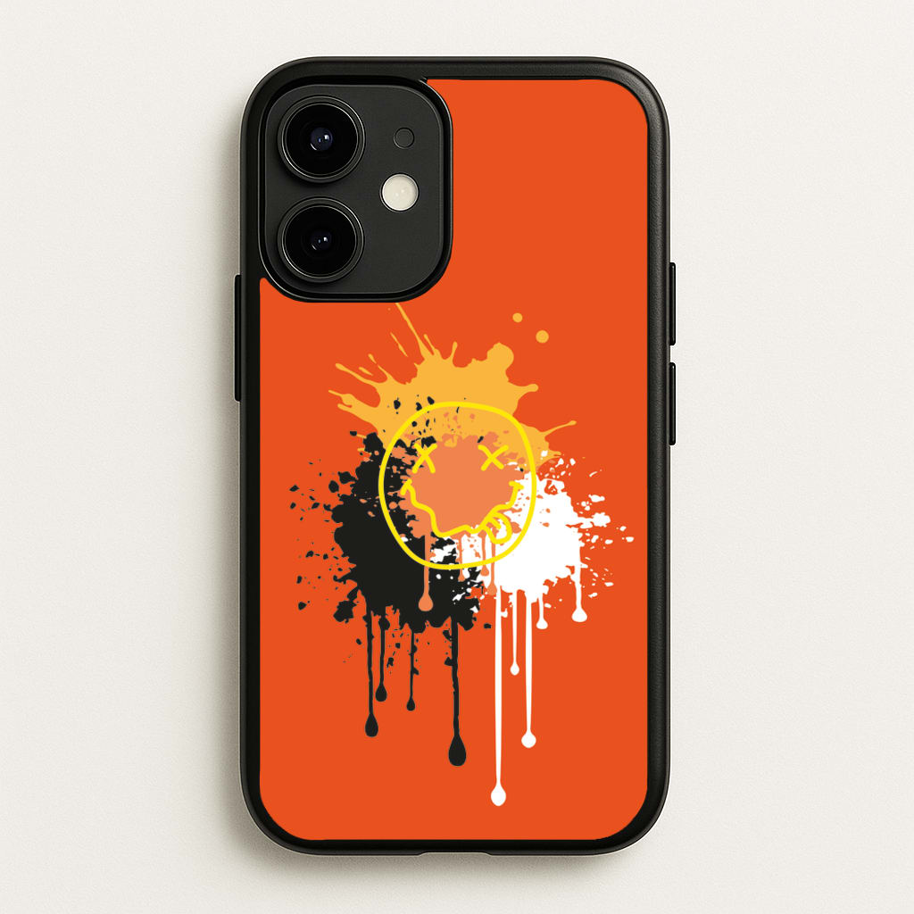 Orange Graffiti - Skate Aesthetic - Skate Aesthetic Phone Case for iPhone 12 Mini