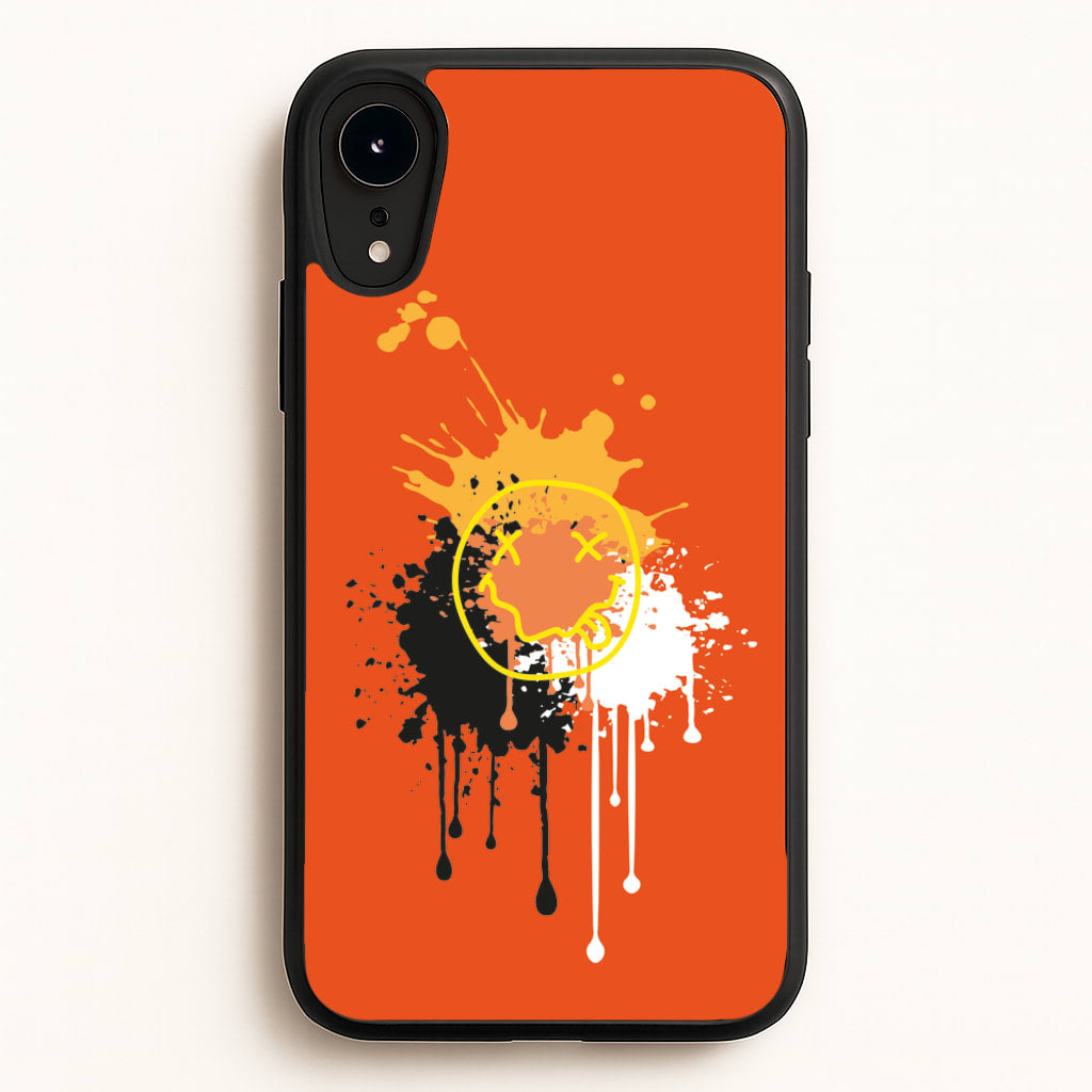 Orange Graffiti - Skate Aesthetic - Skate Aesthetic Phone Case for iPhone XR