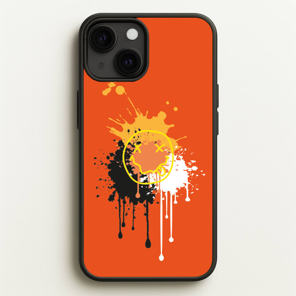Orange Graffiti - Skate Aesthetic - Skate Aesthetic Phone Case for iPhone 13 Mini