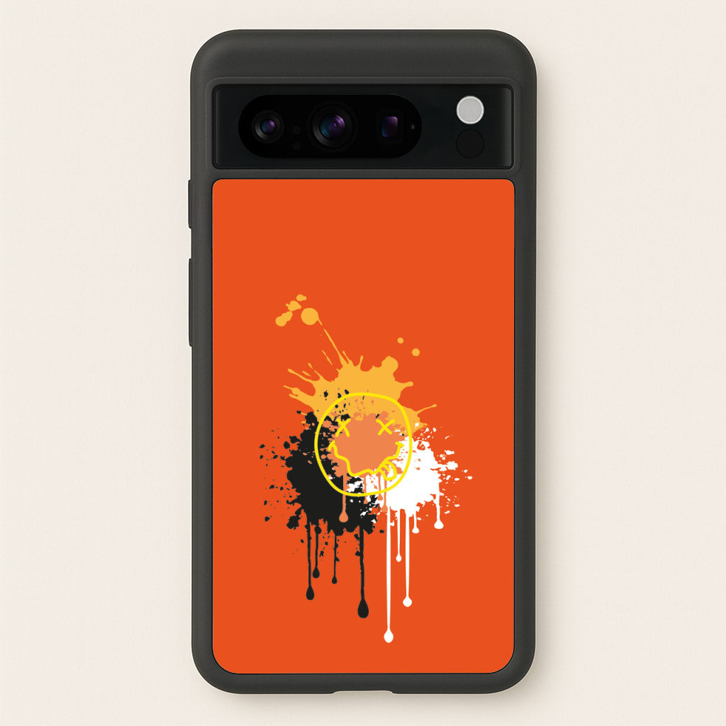Orange Graffiti - Skate Aesthetic - Skate Aesthetic Phone Case for Google Pixel 8 Pro