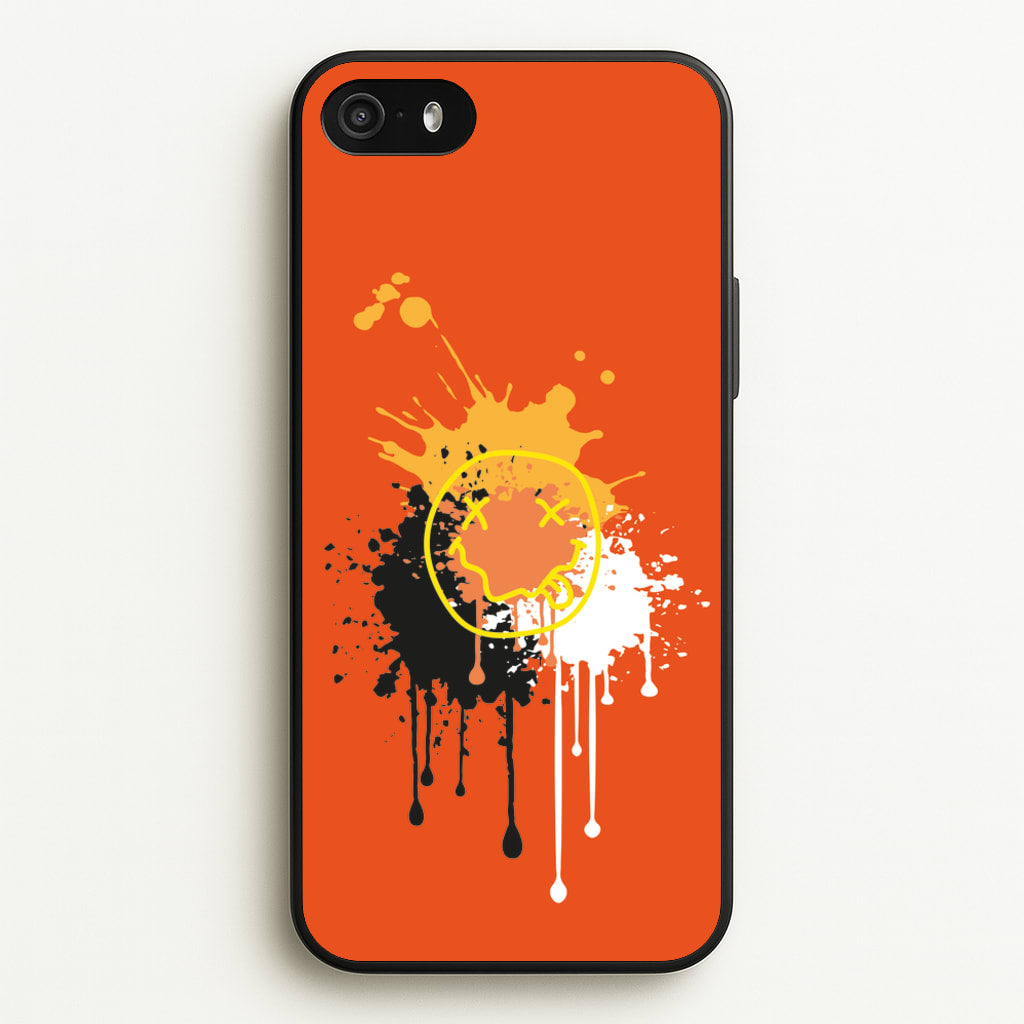 Orange Graffiti - Skate Aesthetic - Skate Aesthetic Phone Case for iPhone 5 / 5s / SE 2016