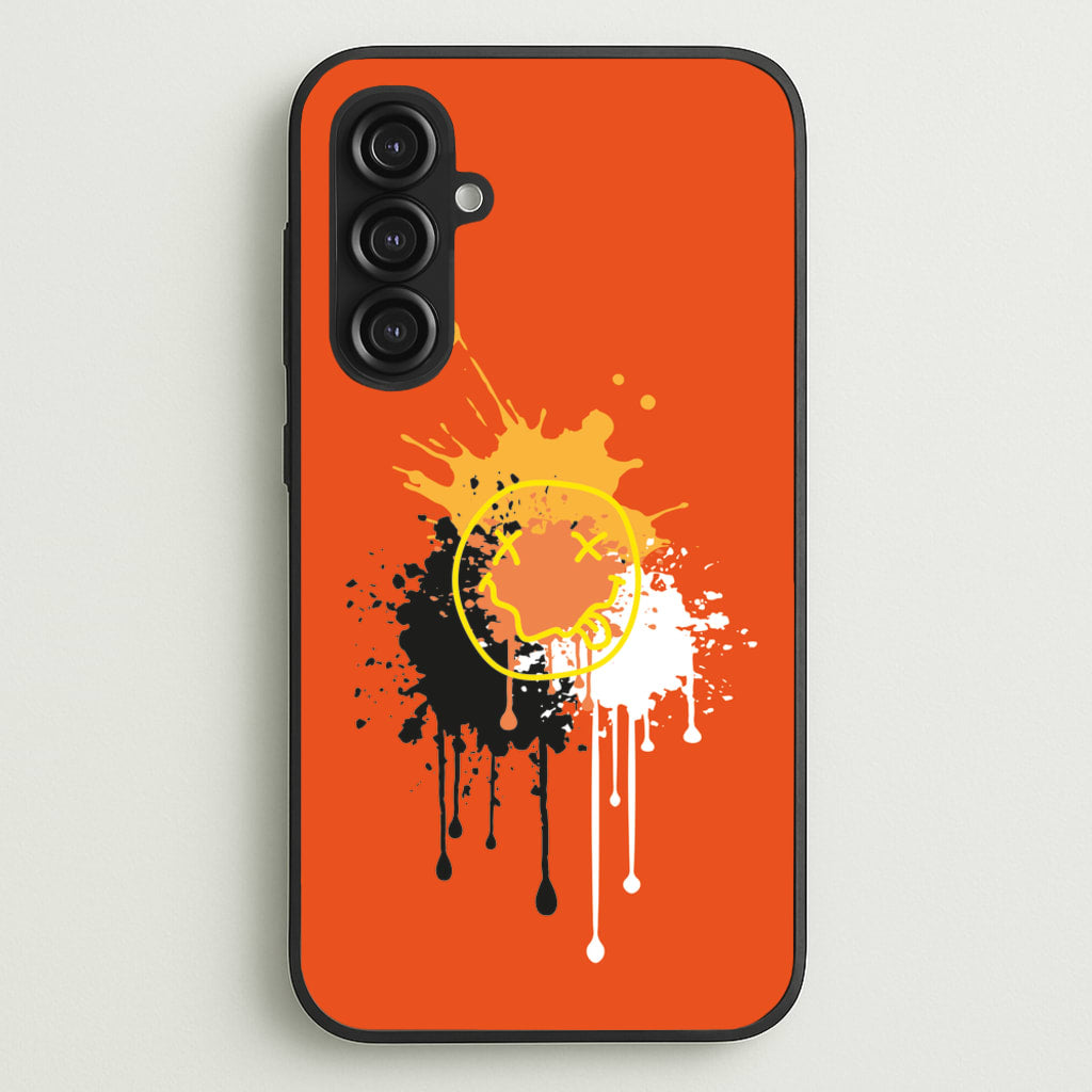 Orange Graffiti - Skate Aesthetic - Skate Aesthetic Phone Case for Galaxy S23FE