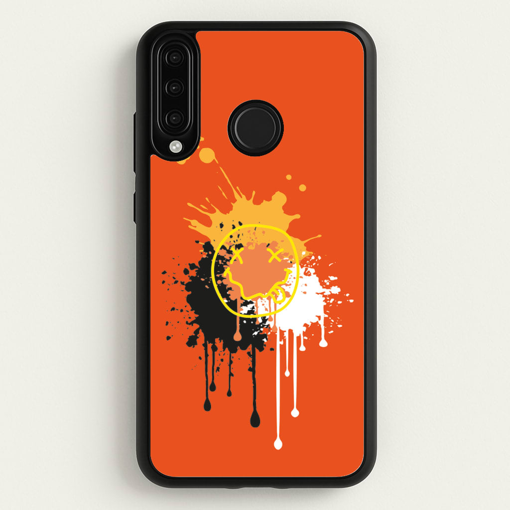 Orange Graffiti - Skate Aesthetic - Skate Aesthetic Phone Case for Huawei P30 Lite