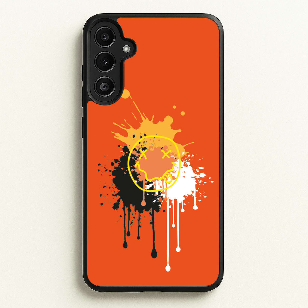 Orange Graffiti - Skate Aesthetic - Skate Aesthetic Phone Case for Galaxy A34