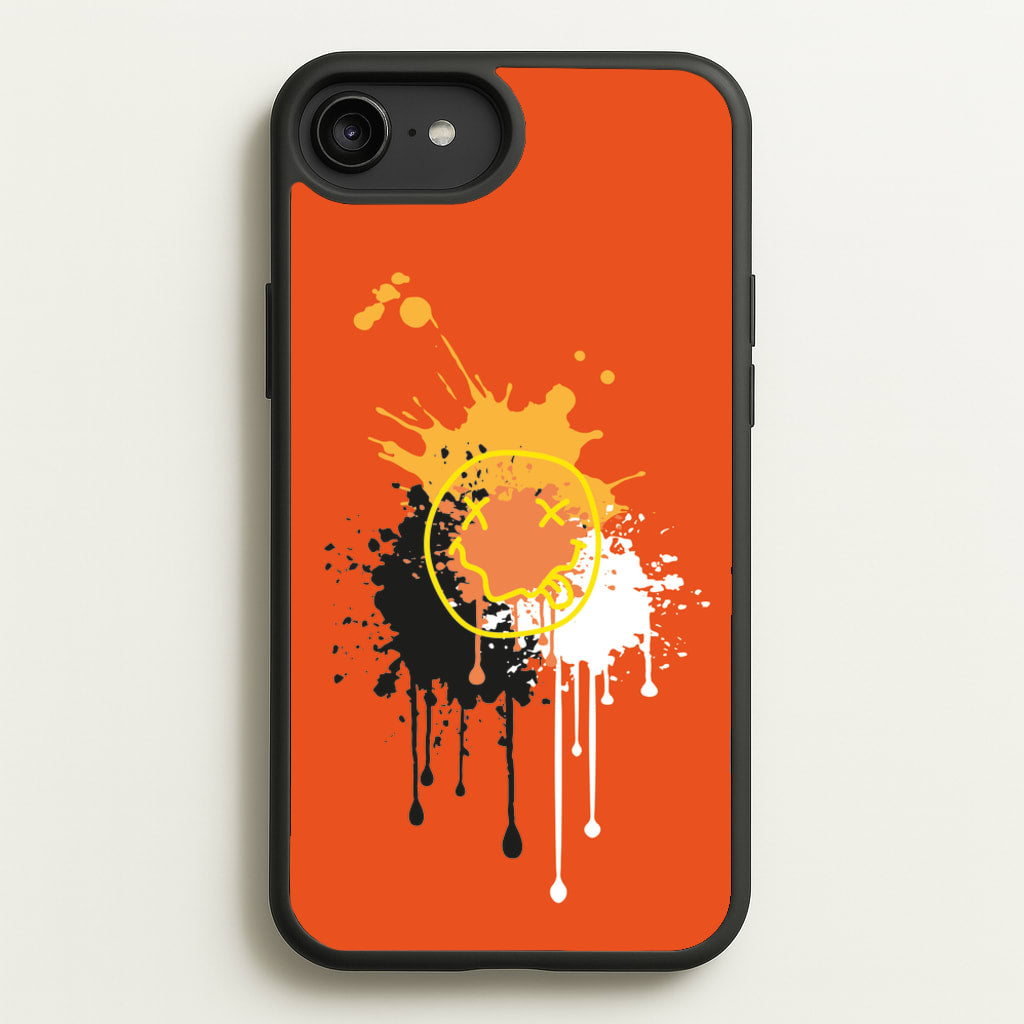 Orange Graffiti - Skate Aesthetic - Skate Aesthetic Phone Case for iPhone 6 Plus / 7 Plus / 8 Plus