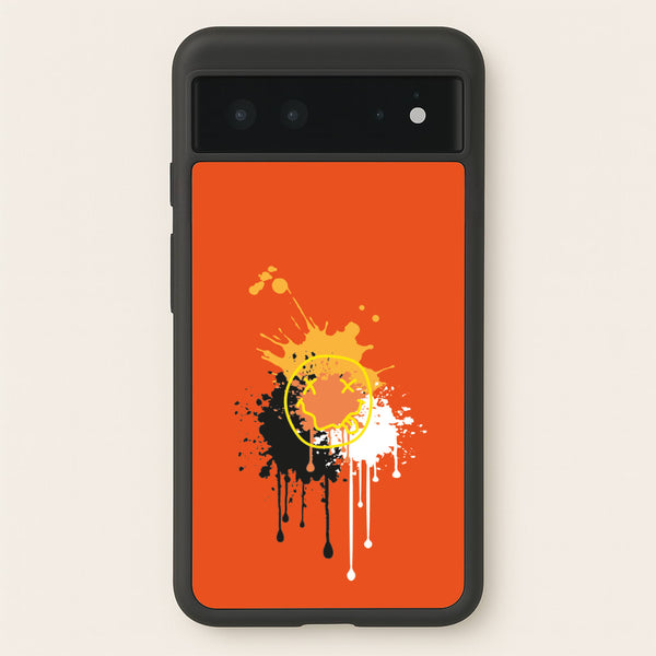 Orange Graffiti - Skate Aesthetic - Skate Aesthetic Phone Case for Google Pixel 6