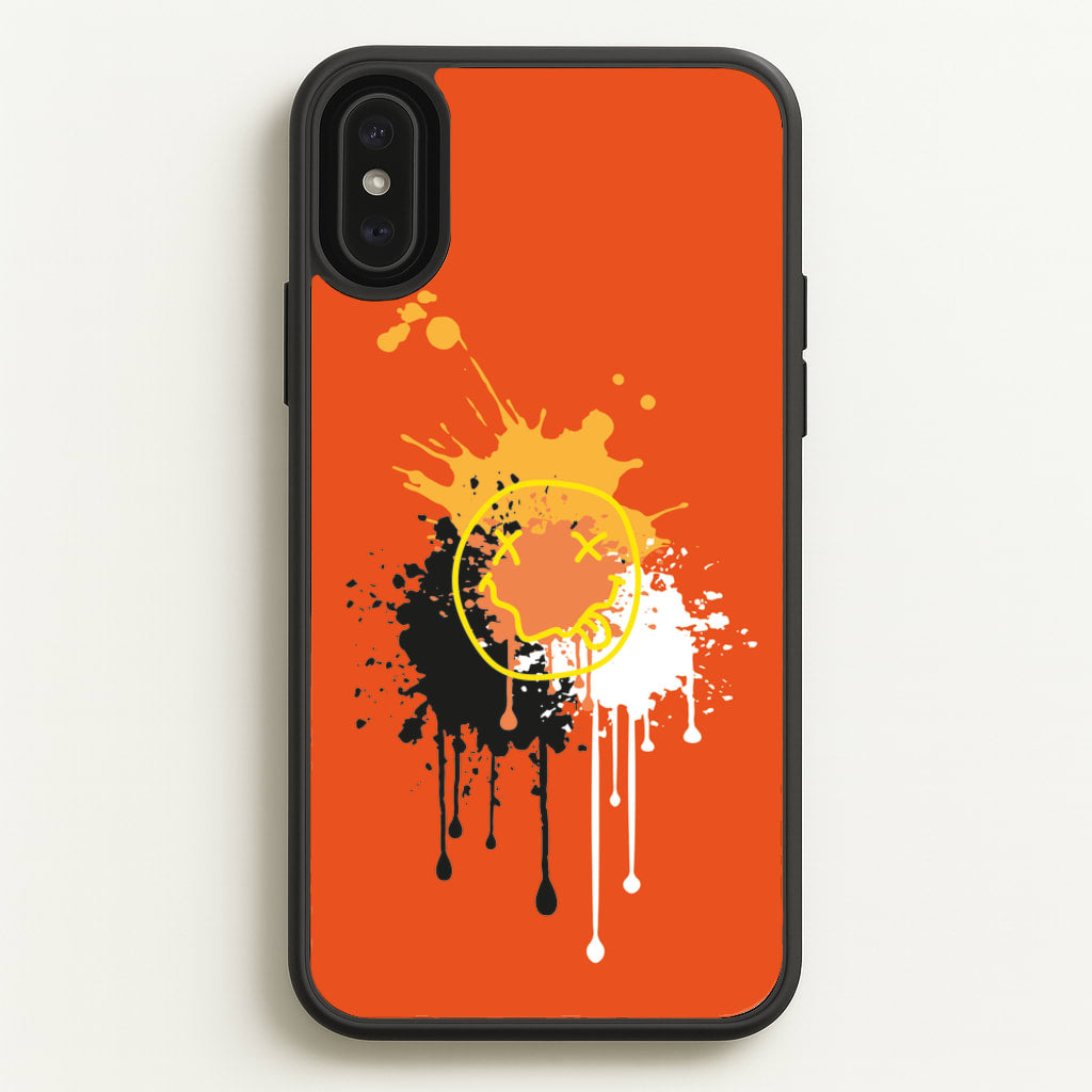 Orange Graffiti - Skate Aesthetic - Skate Aesthetic Phone Case for iPhone XS Max