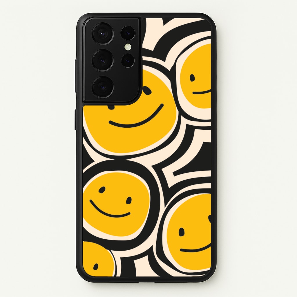 Smiley - Skate Aesthetic - Skate Aesthetic Phone Case for Galaxy S21 Ultra