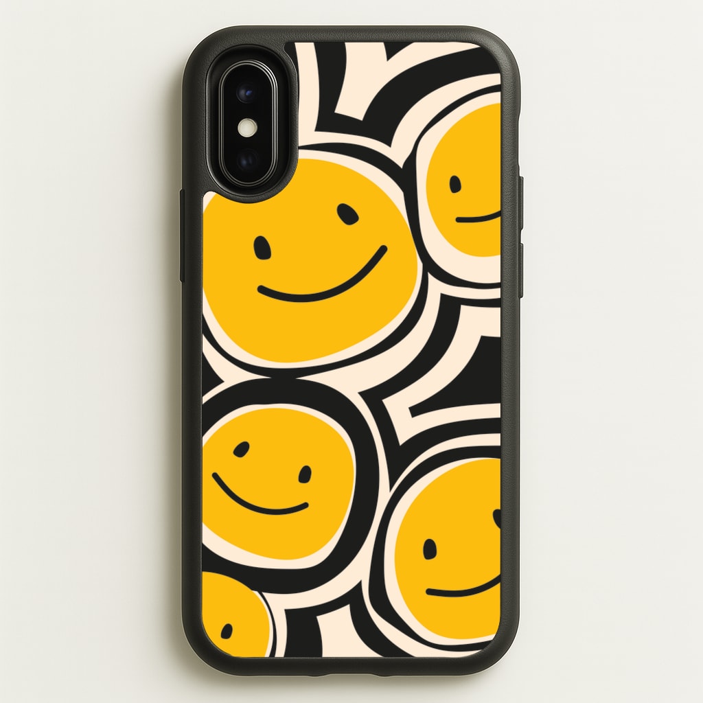 Smiley - Skate Aesthetic - Skate Aesthetic Phone Case for iPhone X / XS