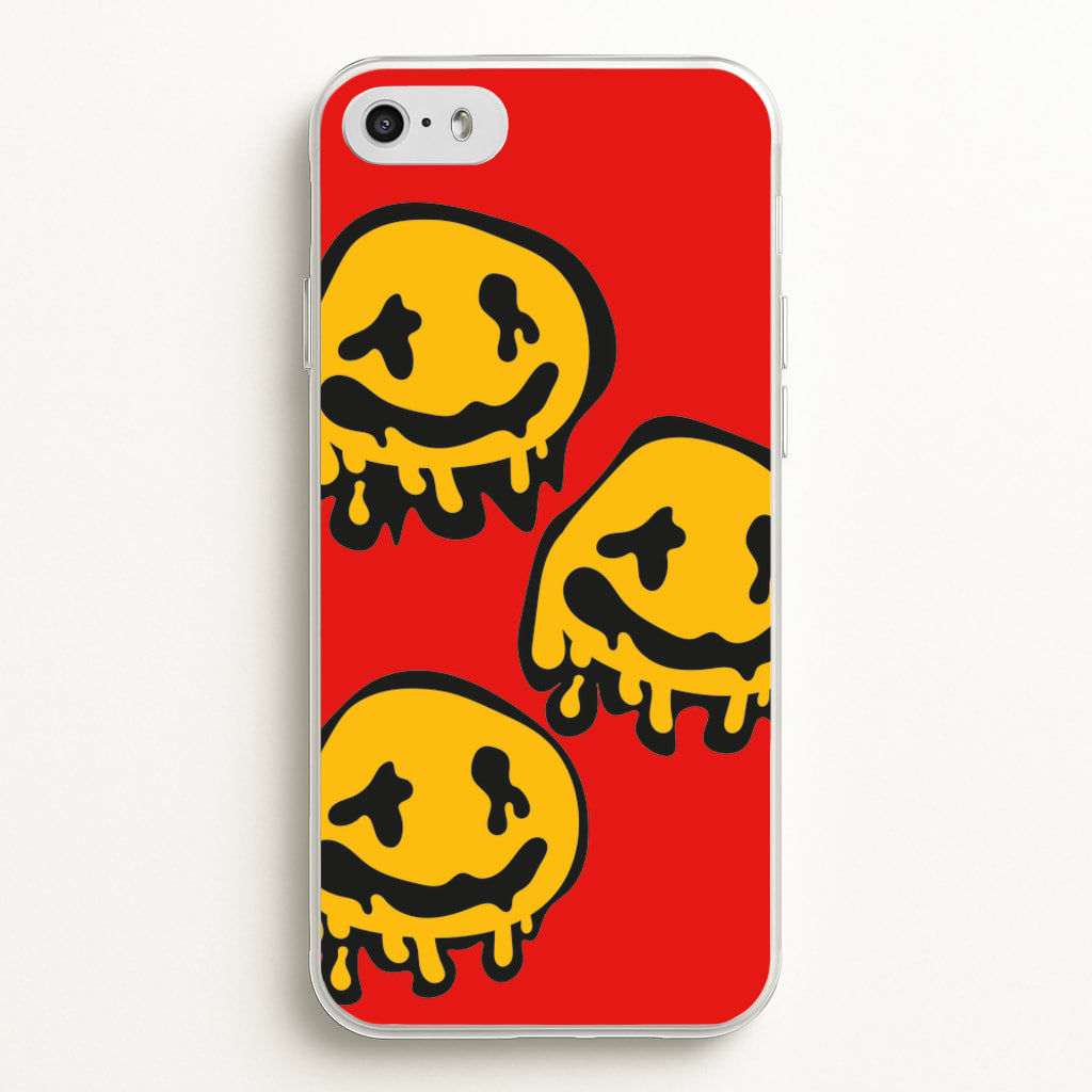 Dripping Smiley - Skate Aesthetic - Skate Aesthetic Phone Case for iPhone 5 / 5s / SE 2016