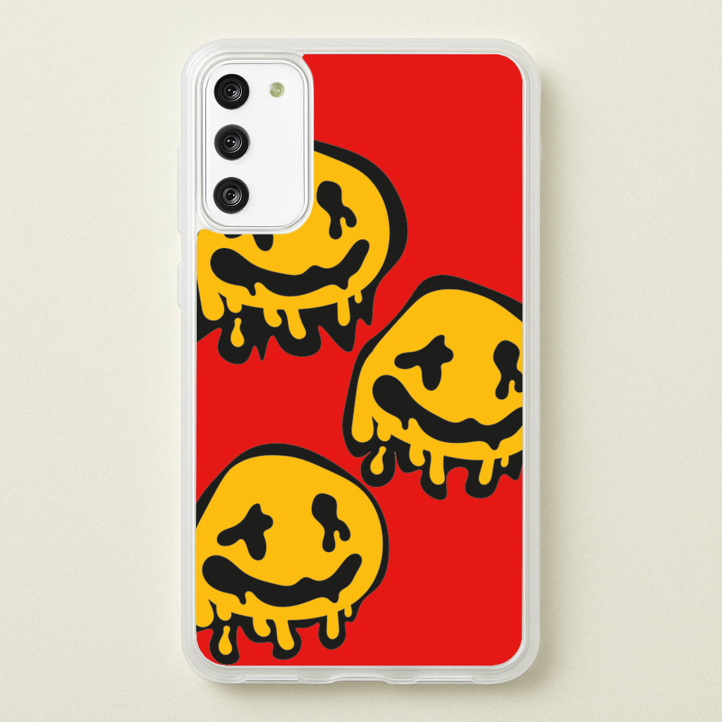 Dripping Smiley - Skate Aesthetic - Skate Aesthetic Phone Case for Galaxy S20FE