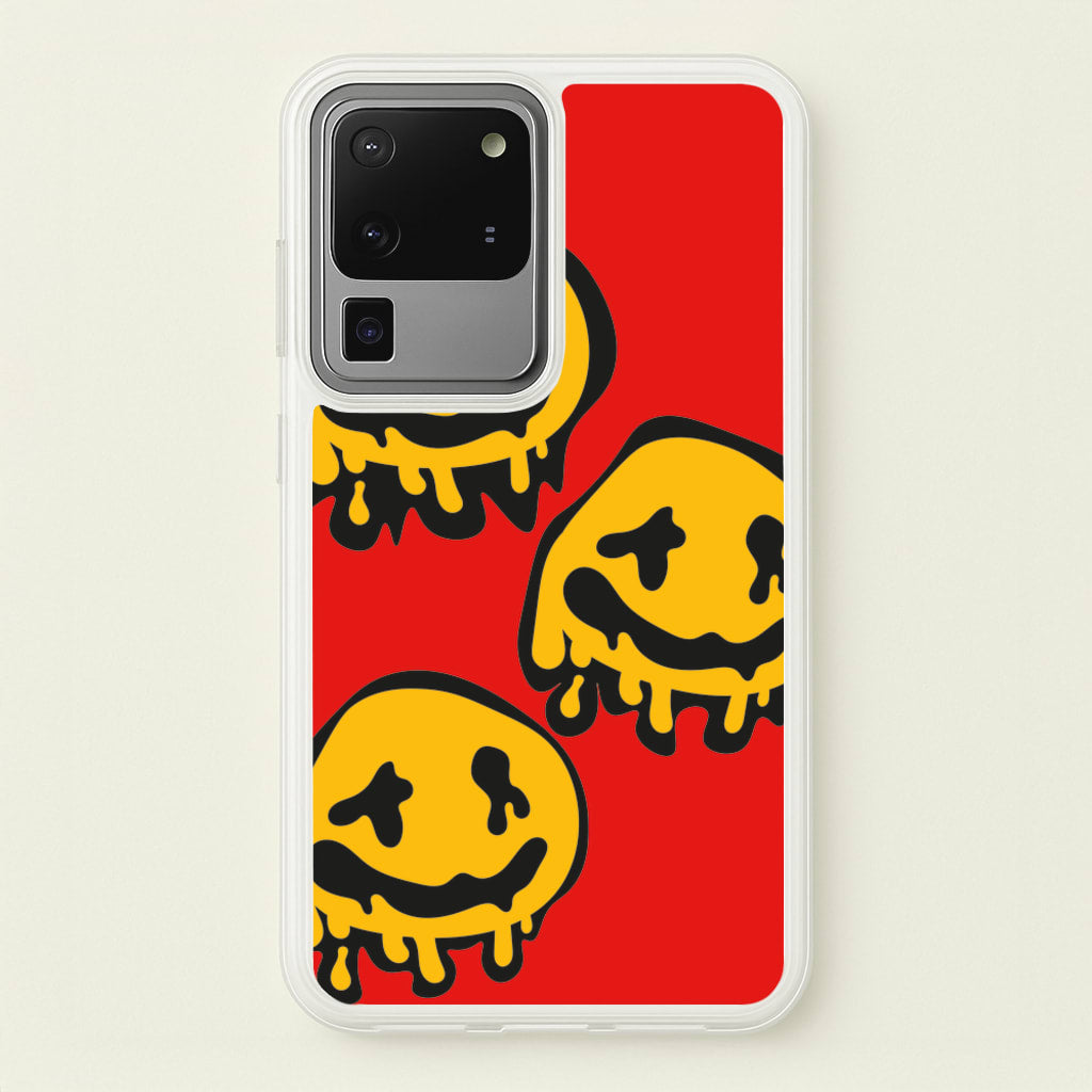 Dripping Smiley - Skate Aesthetic - Skate Aesthetic Phone Case for Galaxy S20 Ultra