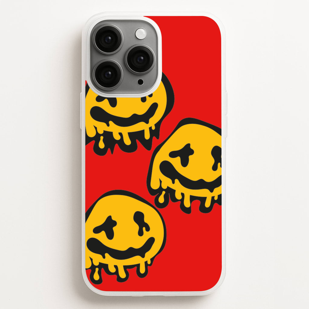 Dripping Smiley - Skate Aesthetic - Skate Aesthetic Phone Case for iPhone 11 Pro
