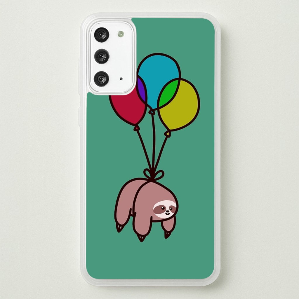 Balloon Sloth - Animals Phone Case for Galaxy Note 20