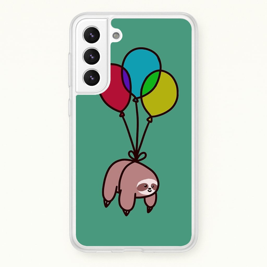 Balloon Sloth - Animals Phone Case for Galaxy S22
