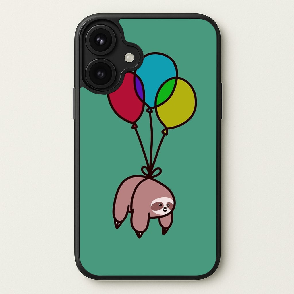 Balloon Sloth Phone Case for iPhone 17