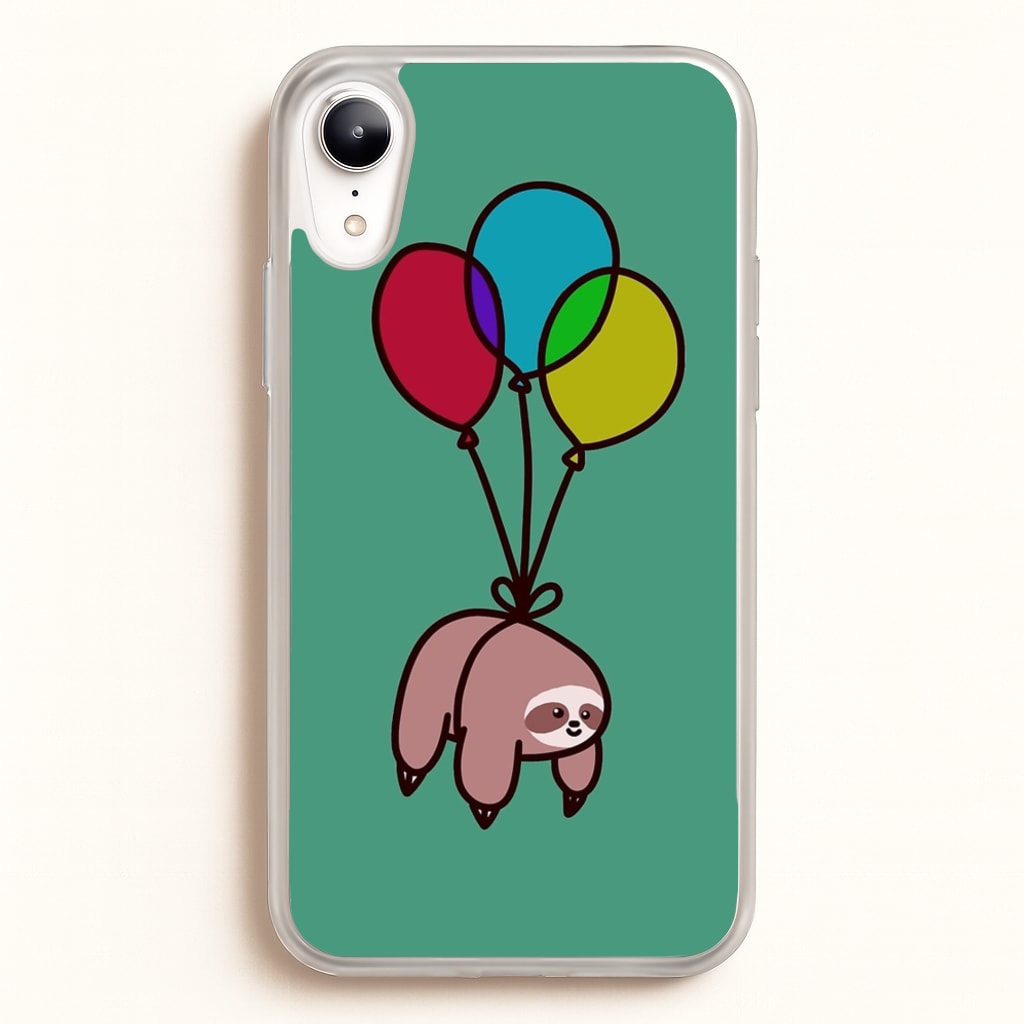 Balloon Sloth - Animals Phone Case for iPhone XR