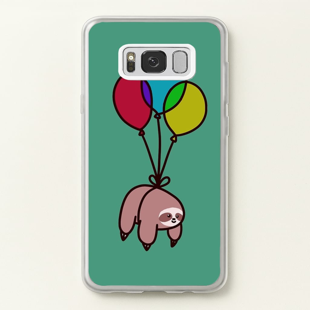 Balloon Sloth - Animals Phone Case for Galaxy S8 Plus
