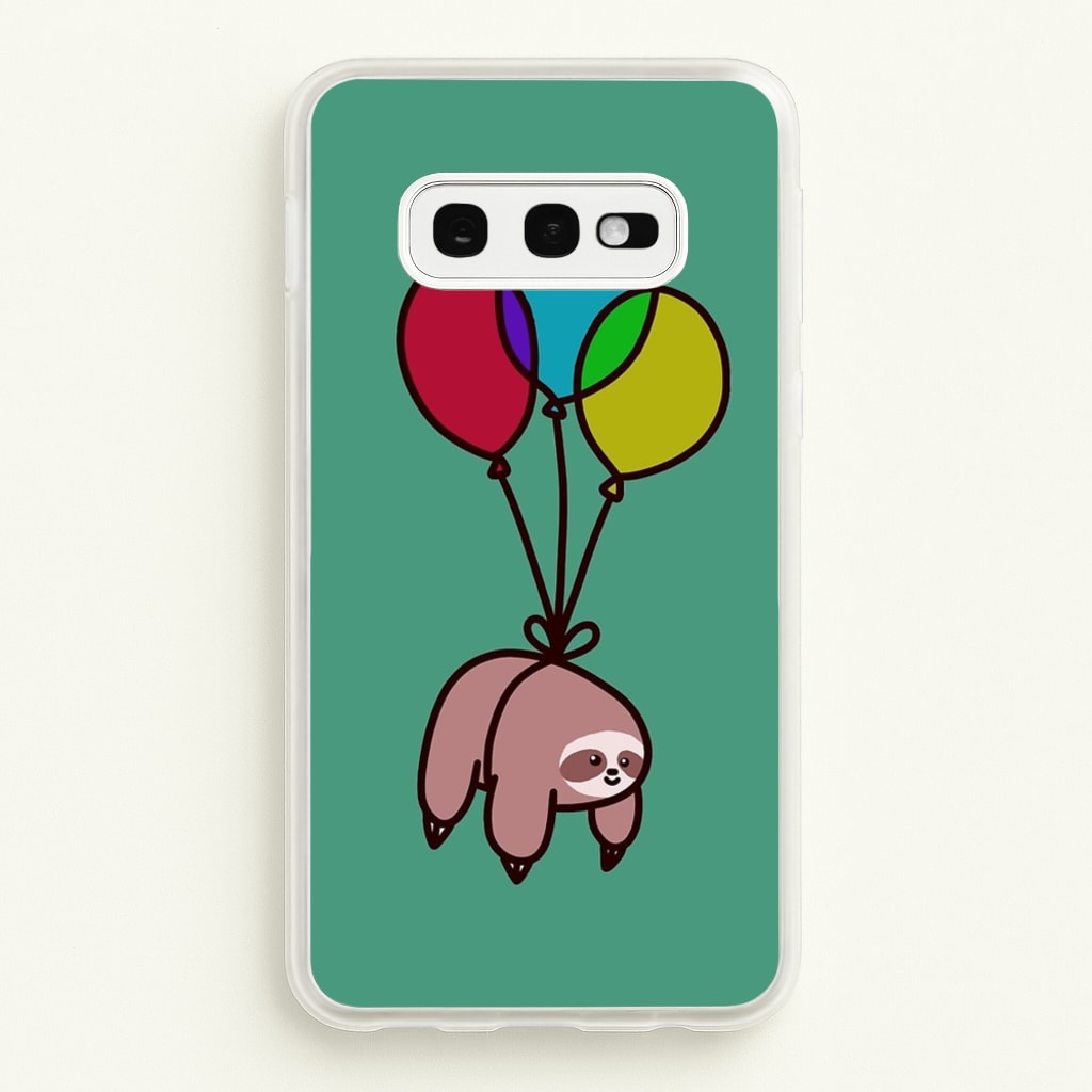 Balloon Sloth - Animals Phone Case for Galaxy S10e
