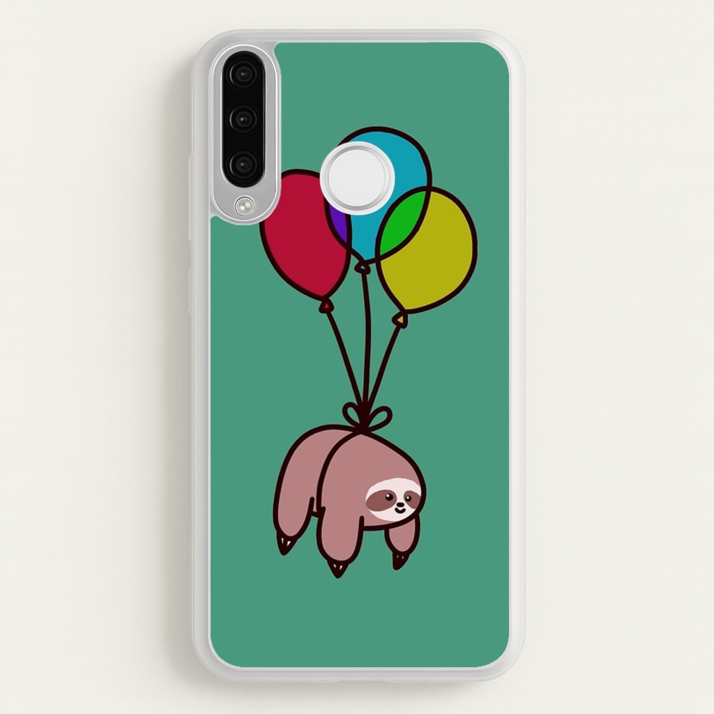 Balloon Sloth - Animals Phone Case for Huawei P30 Lite