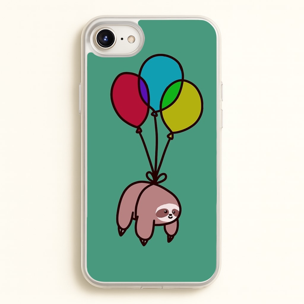 Balloon Sloth - Animals Phone Case for iPhone 6 / 7 / 8 / SE