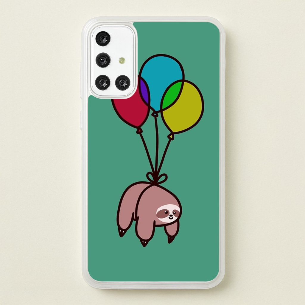 Balloon Sloth - Animals Phone Case for Galaxy A71