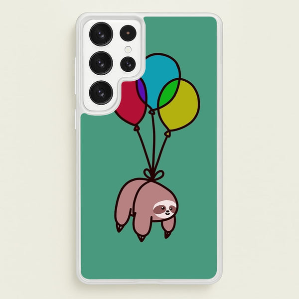 Balloon Sloth - Animals Phone Case for Galaxy S22 Ultra