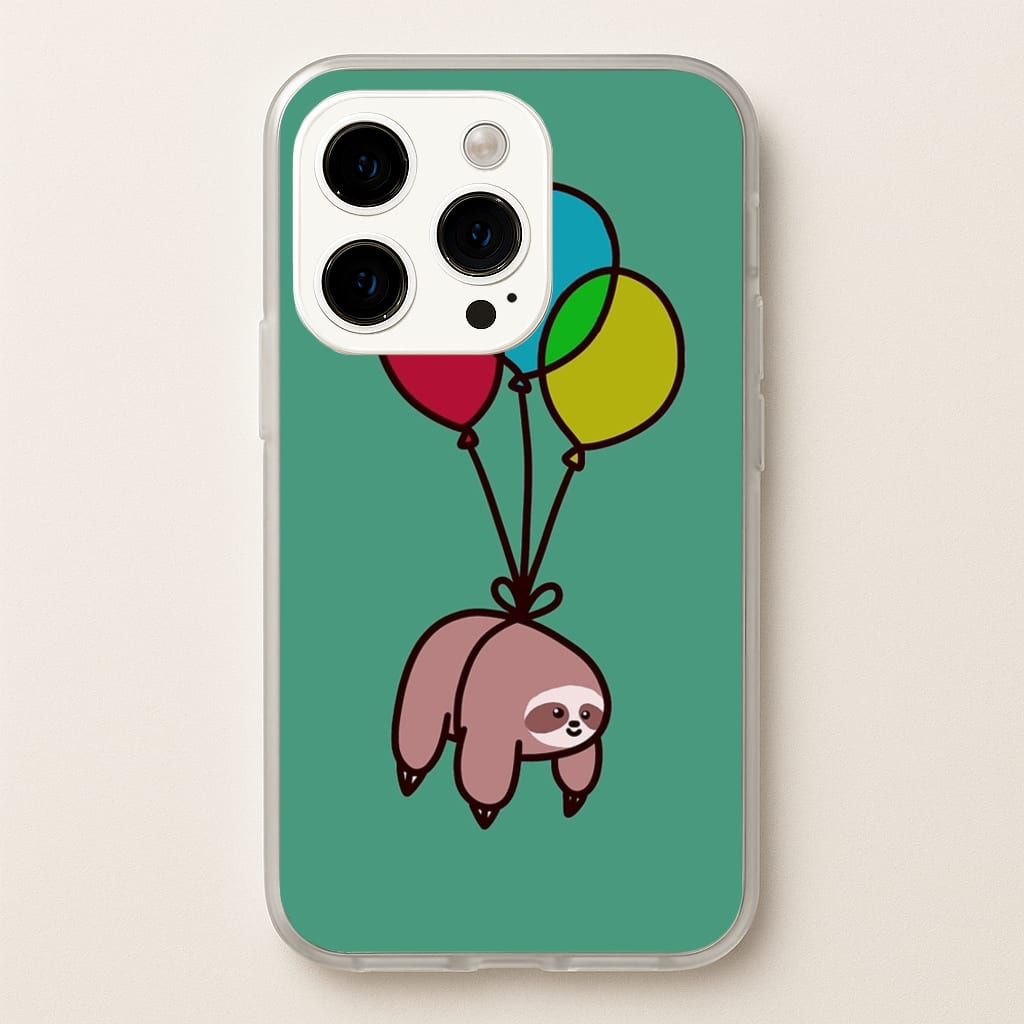 Balloon Sloth - Animals Phone Case for iPhone 14 Pro Max