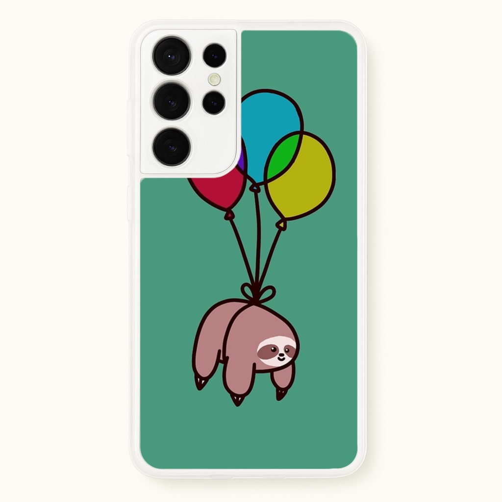 Balloon Sloth - Animals Phone Case for Galaxy S21 Ultra