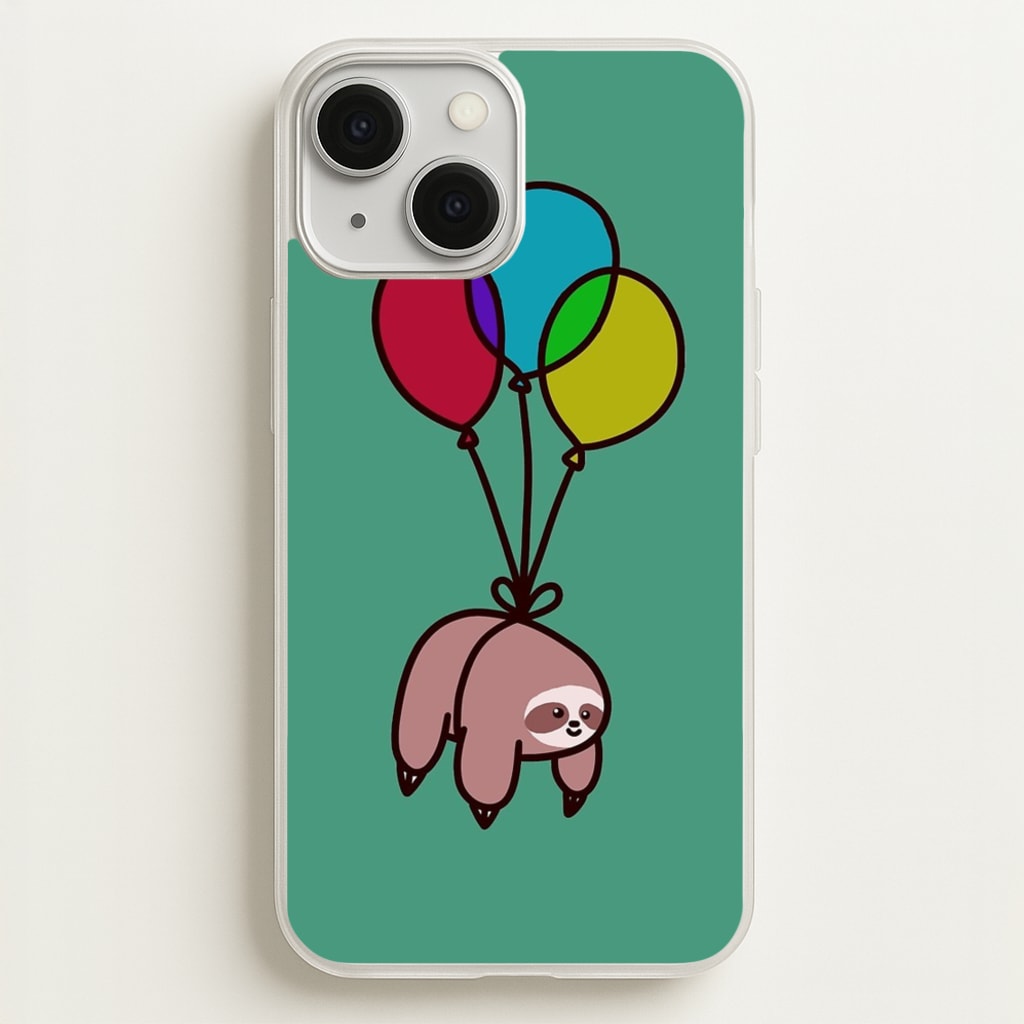 Balloon Sloth - Animals Phone Case for iPhone 13